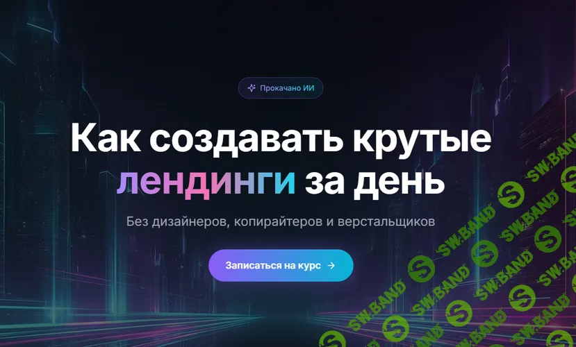 [Александр Куртеев] Как создавать крутые лендинги за день (2025)