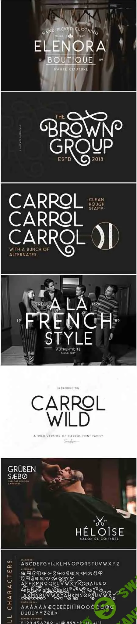 Carrol Wild Font