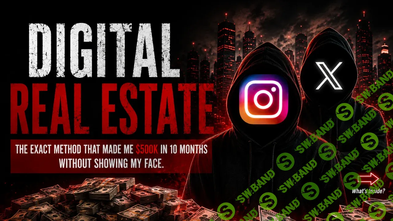 [Digital Real Estate] Заработок на Faceless Instagram и X без личного бренда (2026)