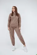 [Элина Патыкова] Костюм Белый. Джоггеры + Свитшот (2023)