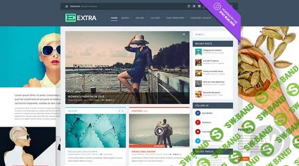 [ElegantThemes] Extra v2.22.2 - шаблон WordpRess новостей/журнала