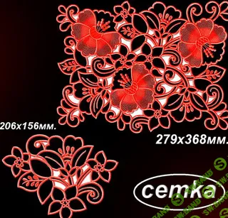 [Embroedery, cemka] Дизайн ришелье «Квитень» (2023)