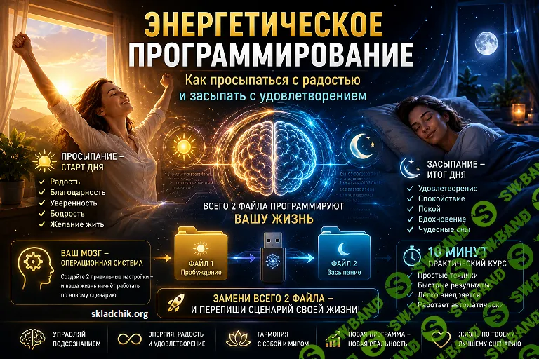 [Гелиос] Энергетическое программирование. Как просыпаться с радостью и засыпать с удовлетворением (2026)