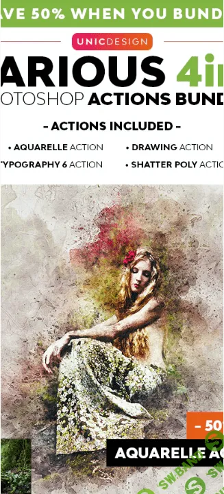 [Graphicriver] Various 4in1 Photoshop Actions Bundle - Photoshop Actions (2020)