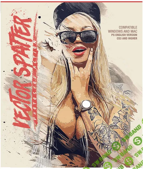 [Graphicriver] Vector Spatter Photoshop Action (2020)