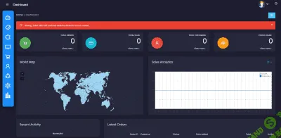 [madehtml5] Dark template for dashboard (2021)