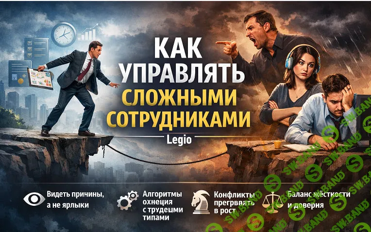 [Stepik, Legio] Как управлять сложными сотрудниками (2026)