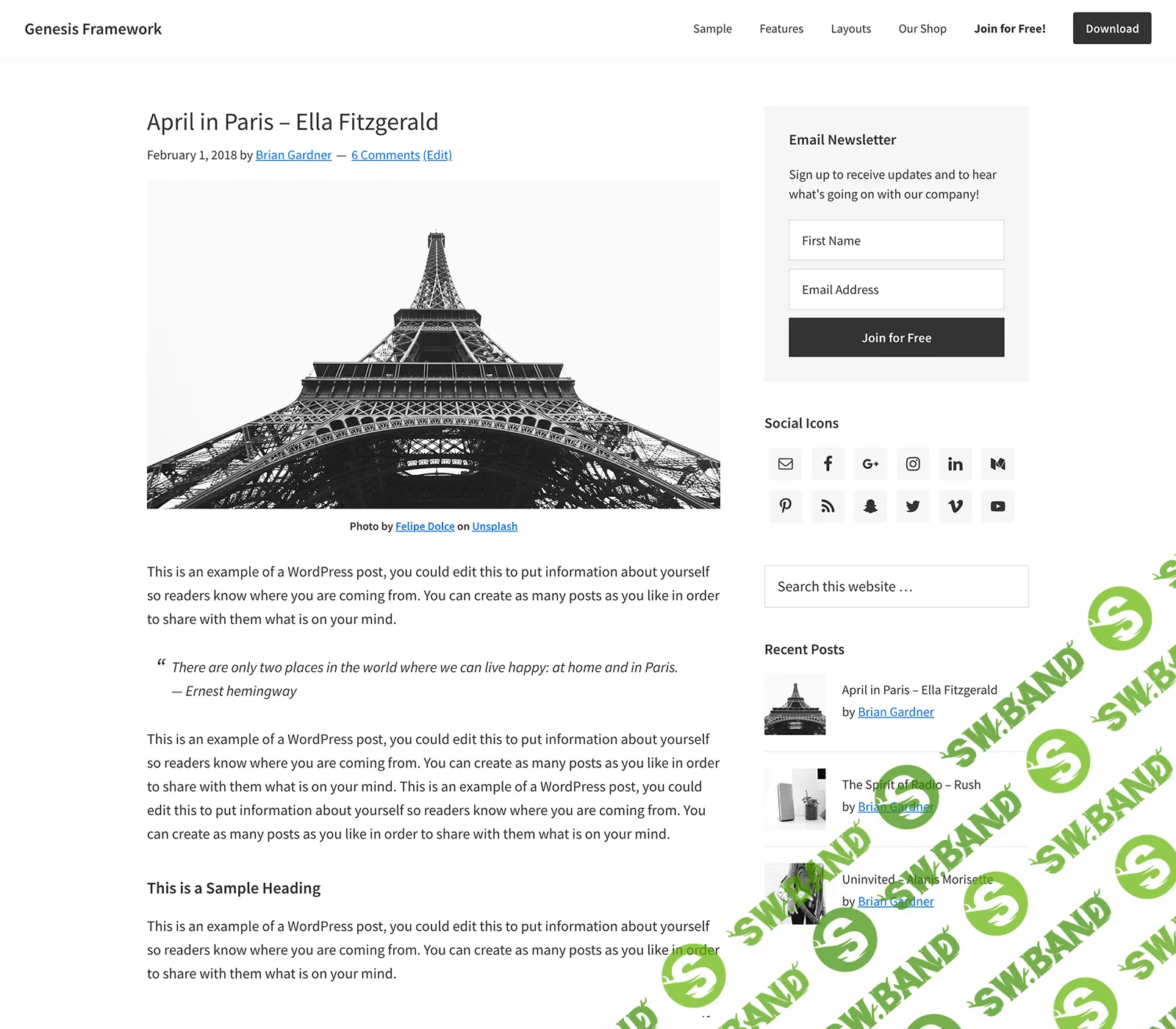 [Studiopress] Genesis Framework v 2.6.0