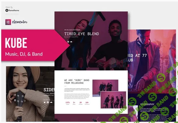 [Themeforest] Kube - Music Elementor Template Kit