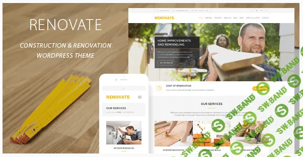 [themeforest] Renovate v3.8.1 — строительство WordPress шаблон
