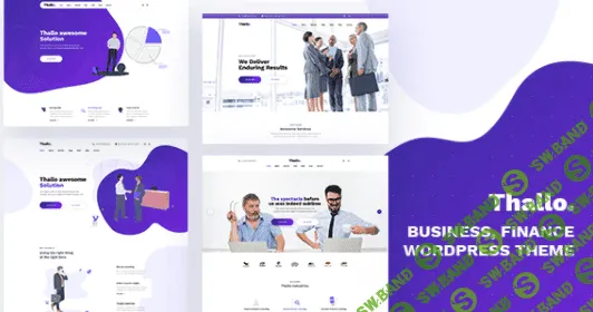 [Themeforest] Thallo v1.0.6 - тема WordPress для консалтинга и финансов (2021)