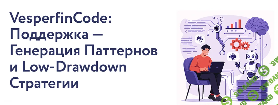 [Vesperfin, Арина Веспер] VesperfinCode: Поддержка — Генерация Паттернов и Low-Drawdown Стратегии (10-й поток) (2025)
