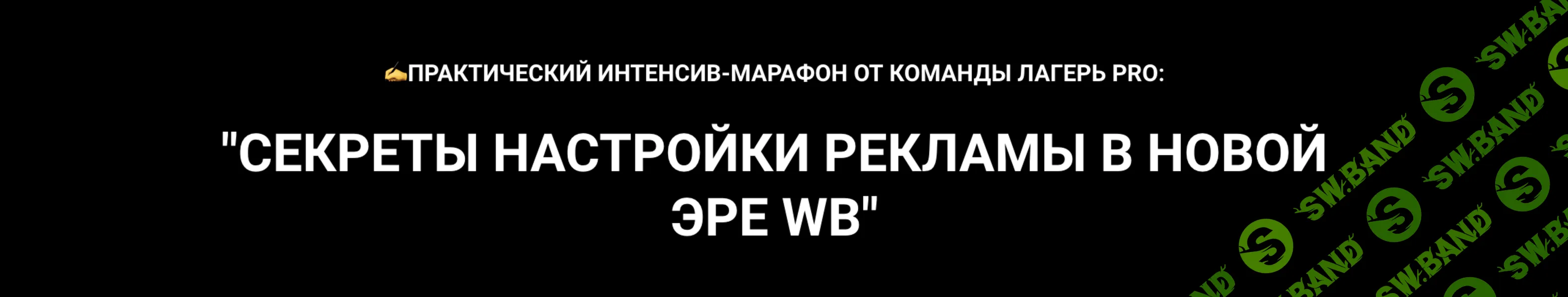[Вячеслав Малых] Секреты настройки рекламы в новой эре WB (2026)