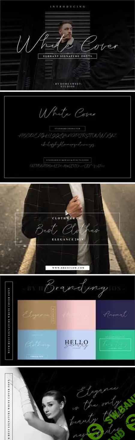 White cover Font