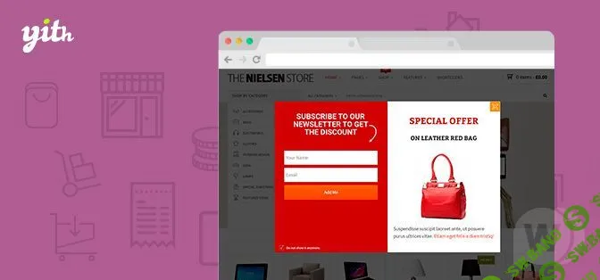 [YiThemes] YITH WooCommerce Popup Premium v1.2.6 - всплывающие окна WooCommerce